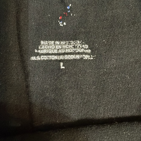 Vintage, black, short sleeve stealer T-shirt, 100% cotton size large - Picture 5 of 8